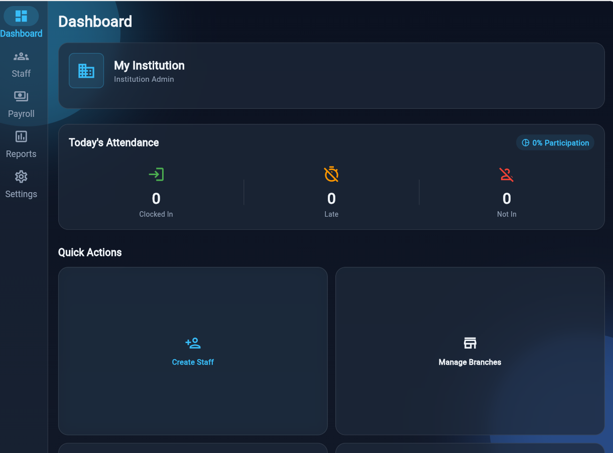 Dashboard Overview